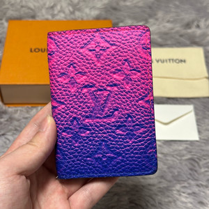[풀구성] 루이비통 이클립스 토뤼옹 오거나이저 카드지갑 블루로즈