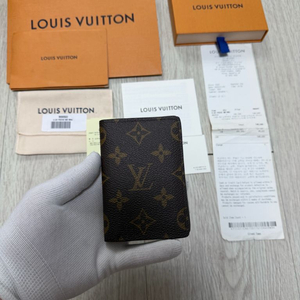 4회사용,새상품급 루이비통 모노그램 오거나이저,카드지갑 M60502