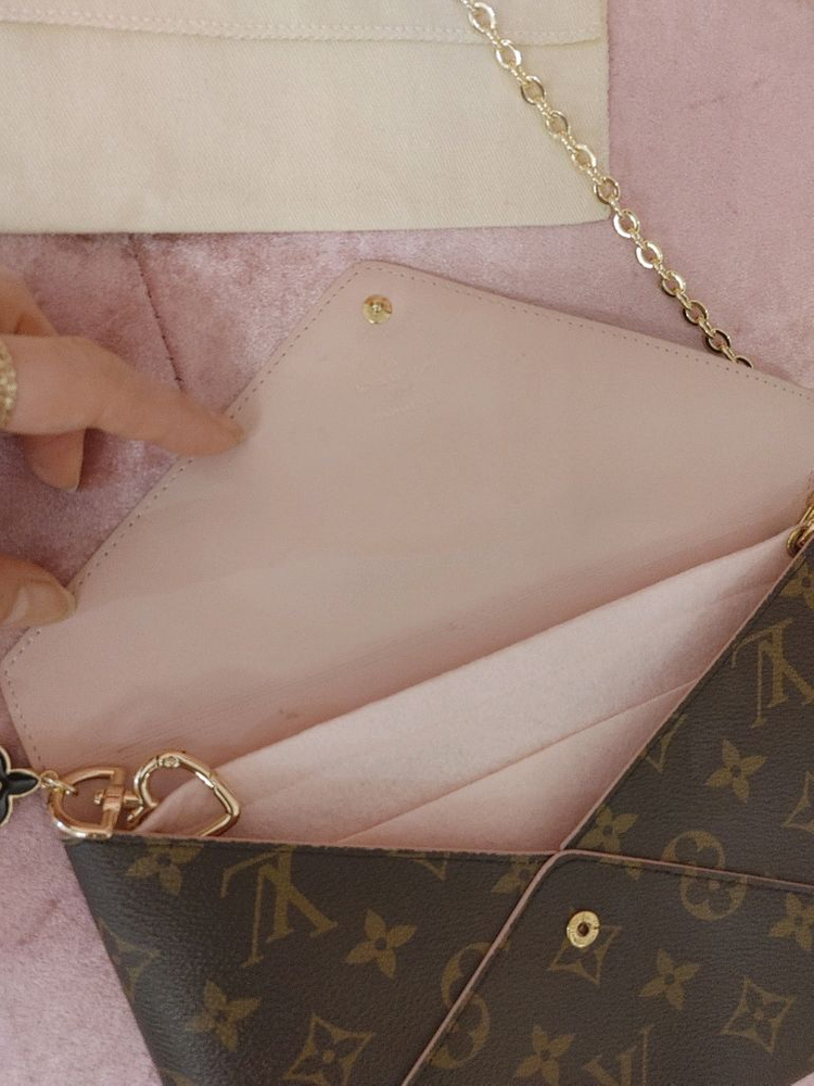 정품- 루이비통 키리가미 대형 클러치--2