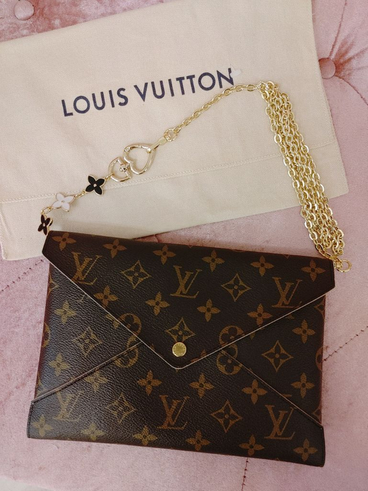 정품- 루이비통 키리가미 대형 클러치--5