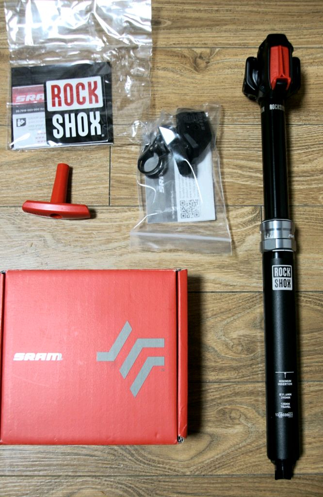 락샥 리버브 AXS(무선) 31.6/125mm 싯포스트 새제품 싸게팝니다 RockShox Reverb AXs 이미지