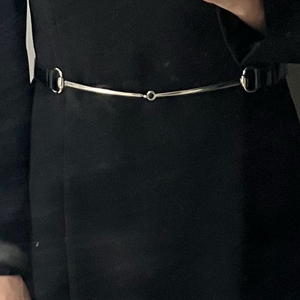 구찌 실버 벨트 80