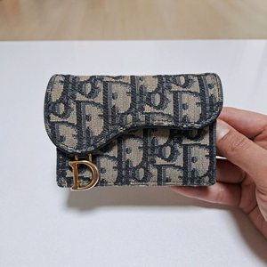 [100%/정품] 디올 오블리크 자카드 카드지갑, 디올지갑,디올카드지갑,디올카드홀더