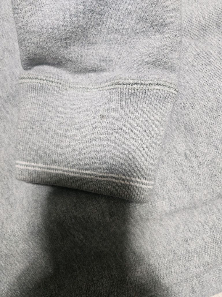 나이키 AIR 맨투맨 회색 형광로고--4