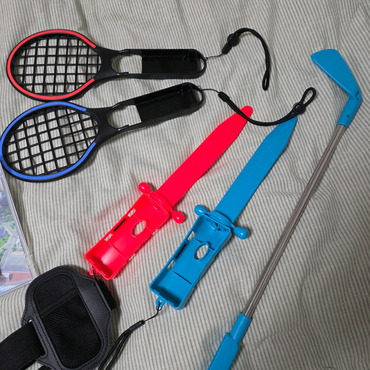 닌텐도 스위치 올인원 스포츠 키트 세트 / 운동 게임 가족--2