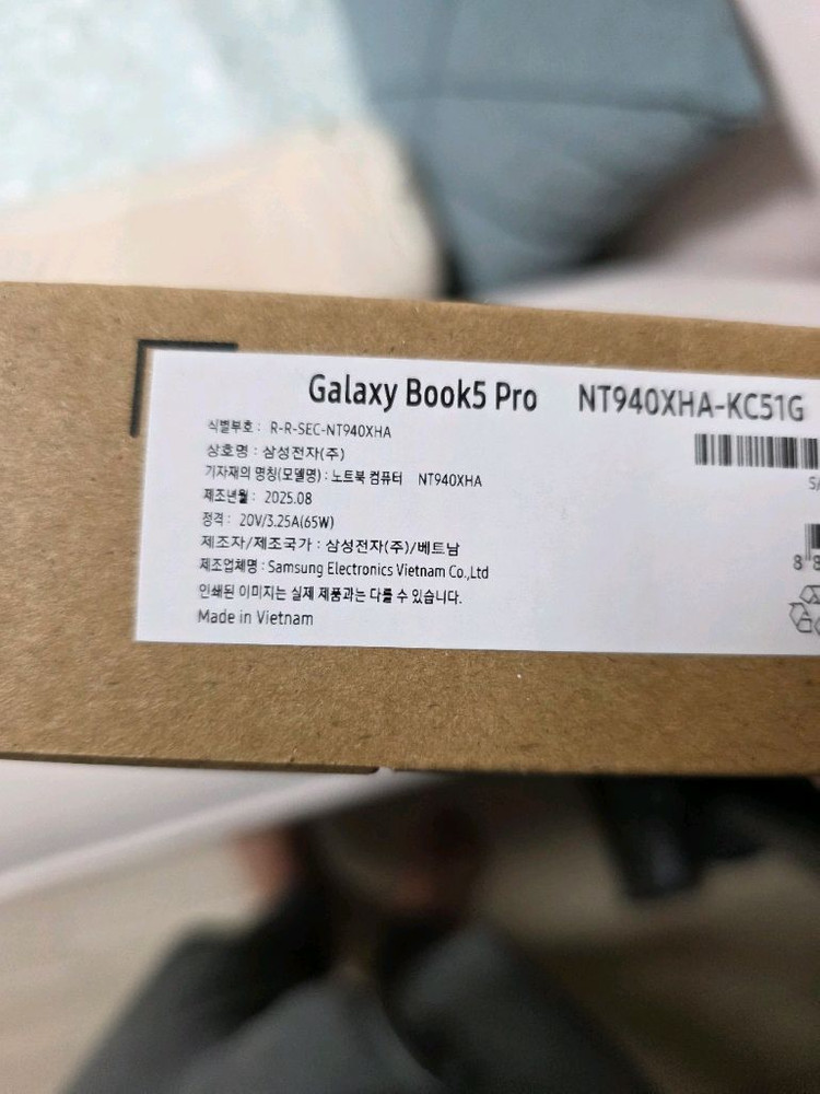 신품급 14인치 갤럭시 북5 프로 울트라5 16램 SSD 512GB--4