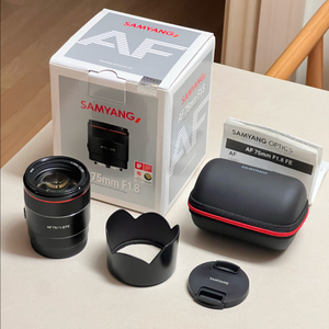 삼양 75mm 1.8 소니 FE마운트 렌즈