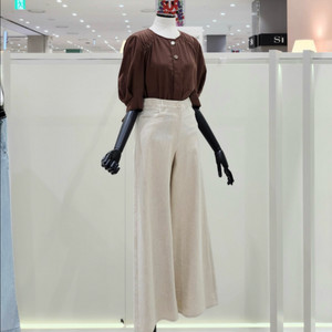 잇미샤 린넨 와이드 팬츠 55(쇼핑백 포함)