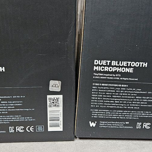 BTS TinyTan 듀엣 블루투스 마이크 (뷔, 제이홉)