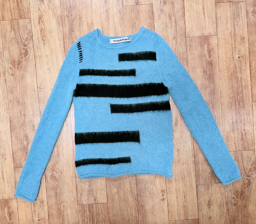 더오픈프로덕트(TheOpen Product) 스트라이프 알파카블렌드 니트 55--2