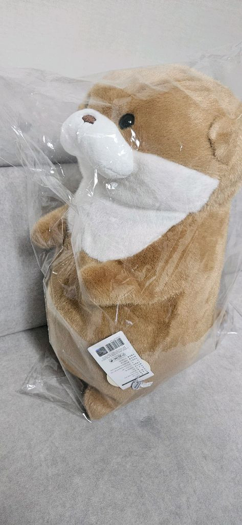 미개봉 정품 우소우소짱 수달 50cm 대형인형--1