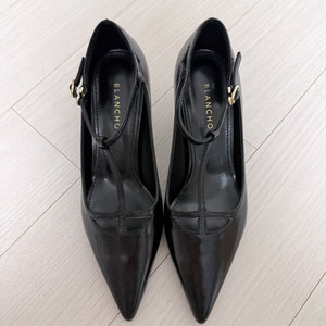 블랑쇼 Born black - heel 미착용 새상품 (블랙/215/5cm/넓힘/밑창추가(블랙줄창)) 이미지