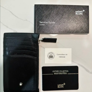 몽블랑 마이스터스튁 카드지갑 블랙 풀세트