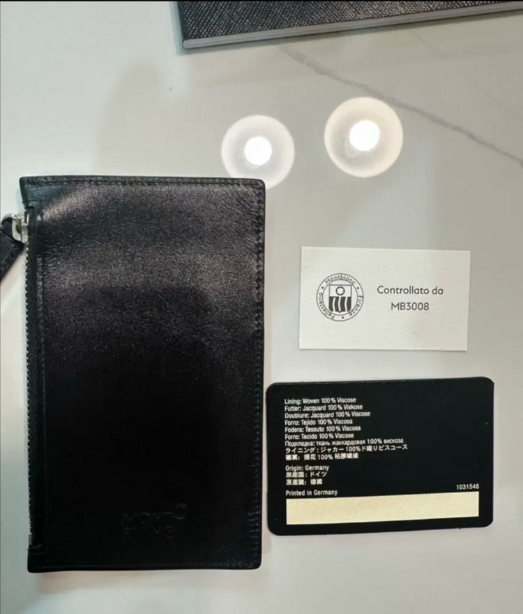 몽블랑 마이스터스튁 카드지갑 블랙 풀세트--1