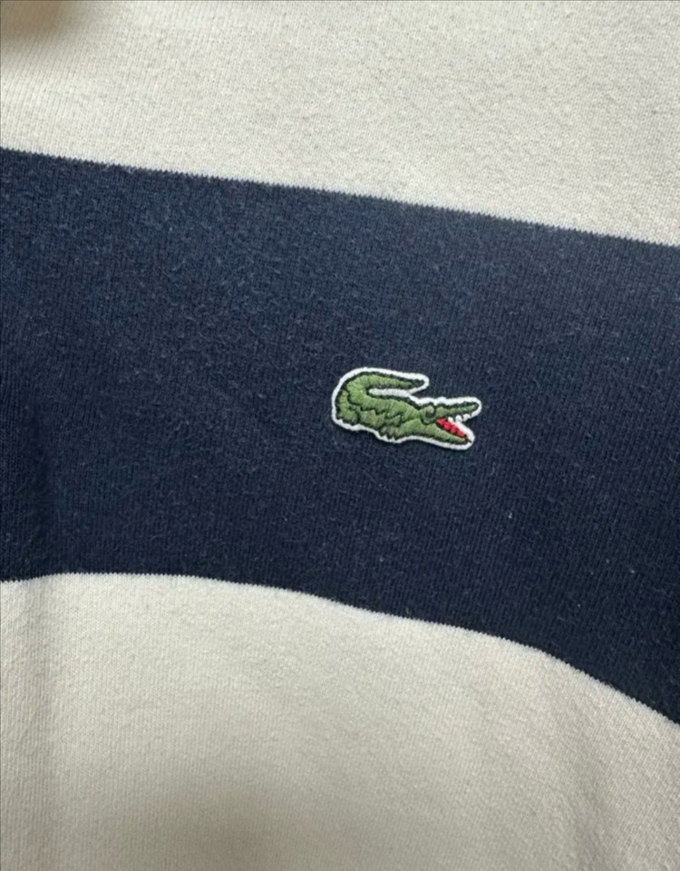 no.118 라코스테 스트라이프 럭비티셔츠 L--2