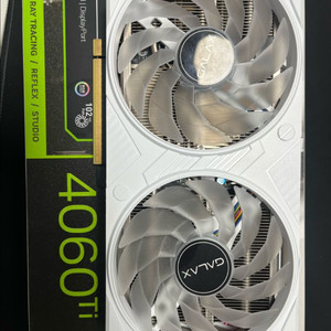 RTX 4060 Ti 그래픽카드 화이트 이미지