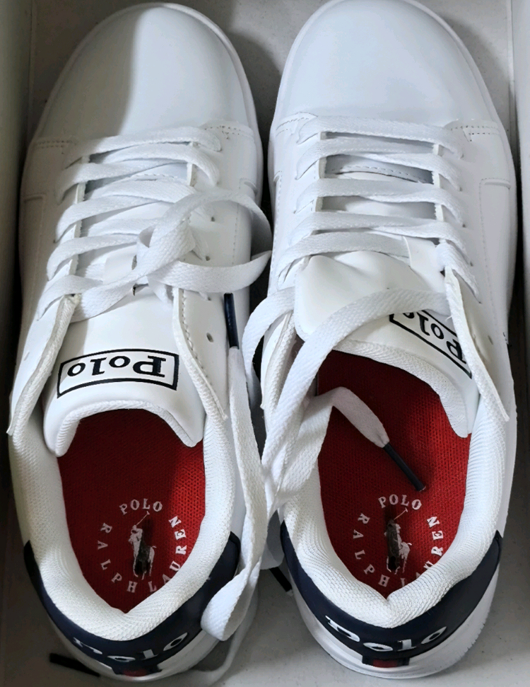 새상품 박스풀 정품 폴로 랄프로렌 헤리티지 코트 II 스니커즈 운동화 240~245 M 무료배송--4