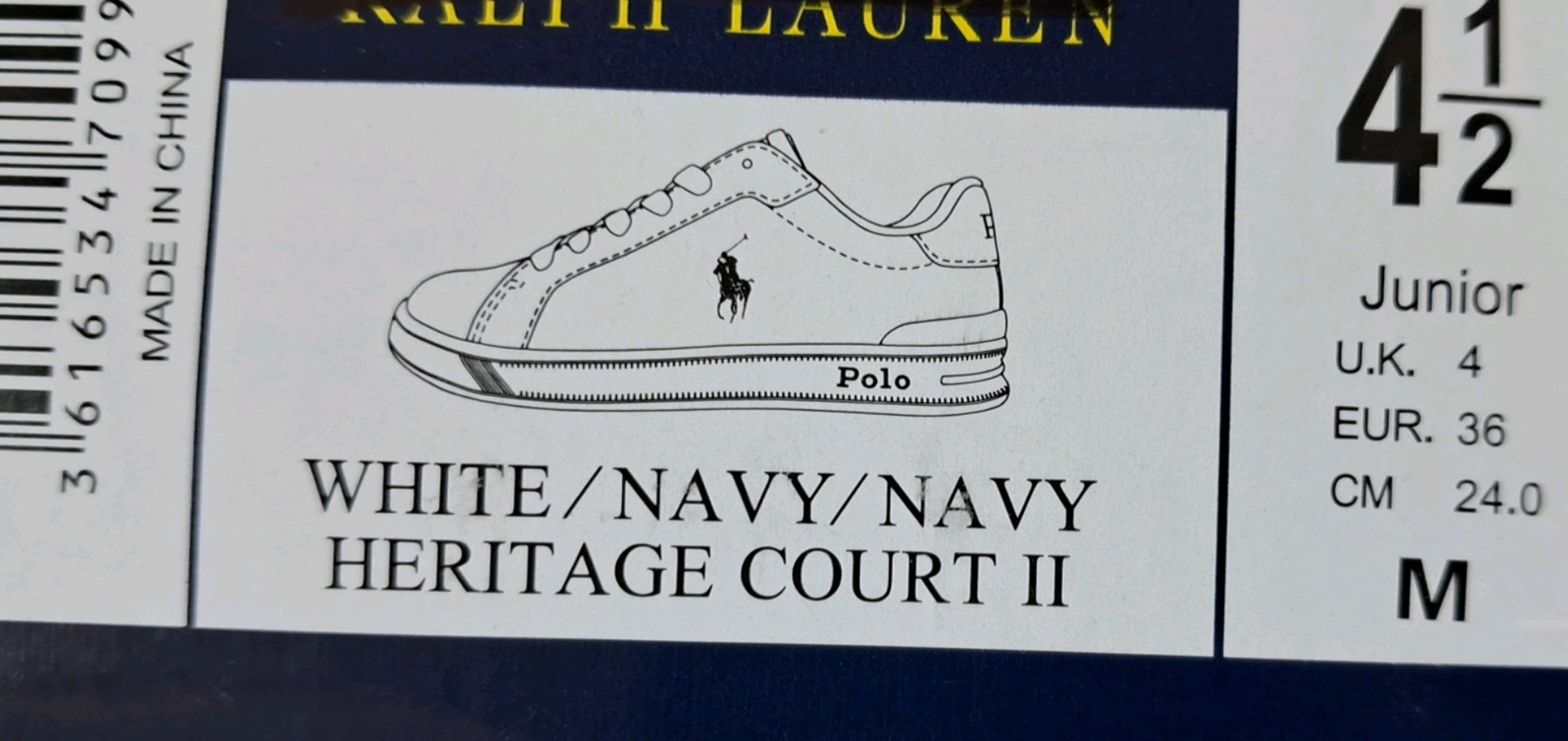 새상품 박스풀 정품 폴로 랄프로렌 헤리티지 코트 II 스니커즈 운동화 240~245 M 무료배송--9