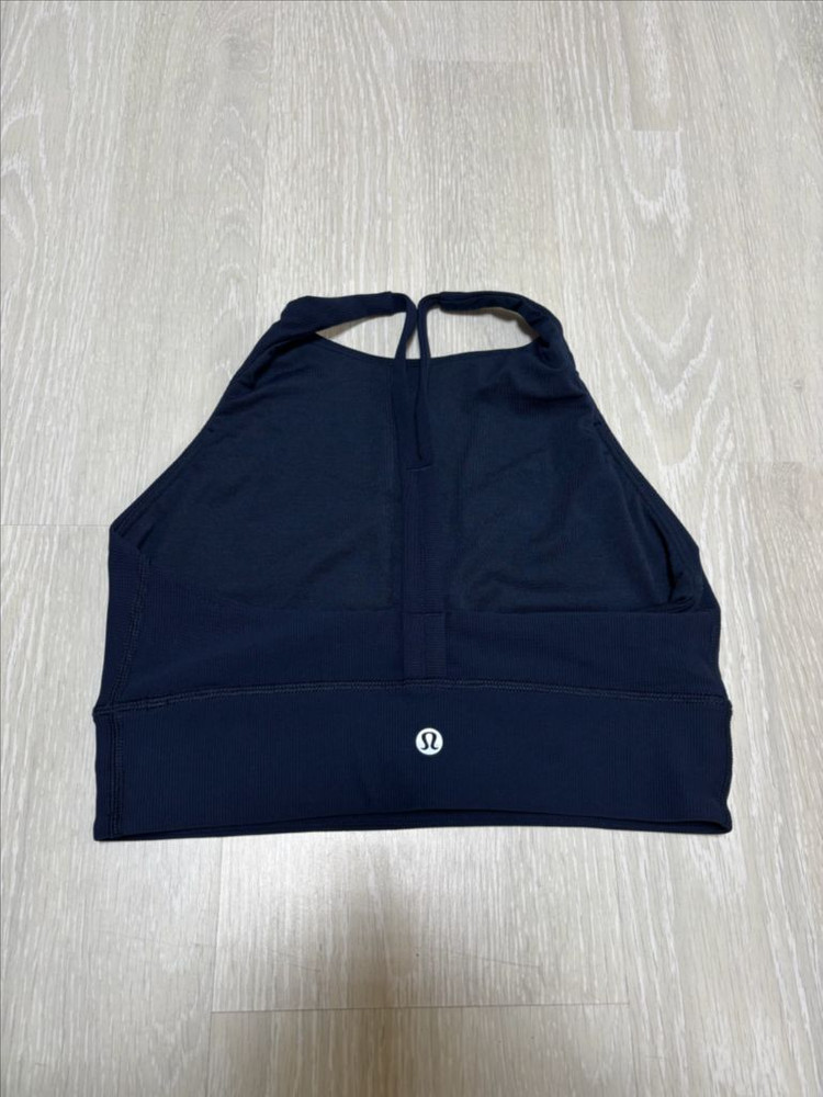 룰루레몬 크롭 탑 네이비 6--2