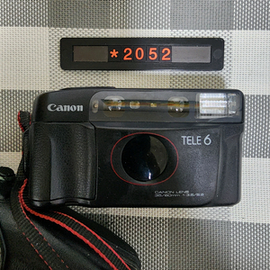 캐논 오토보이 텔레 6 DATE 하프 필름카메라 파우치포함