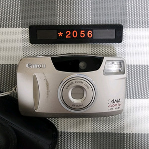 캐논 프리마 줌 76 데이터백 필름카메라 파우치포함