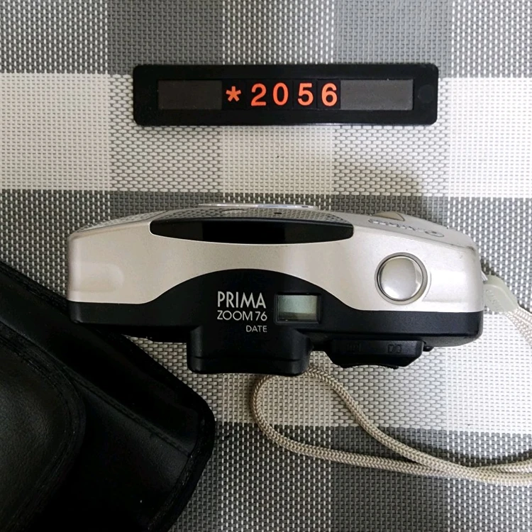 캐논 프리마 줌 76 데이터백 필름카메라 파우치포함 이미지