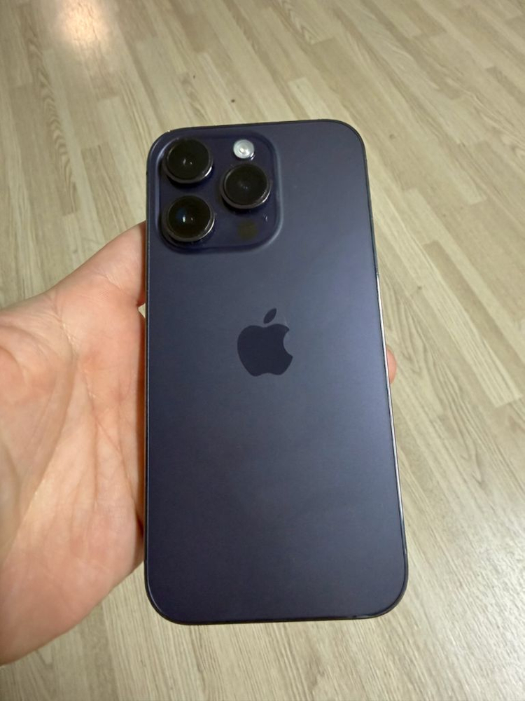 아이폰14프로 128G 베타리효율 100% 딥퍼플 이미지