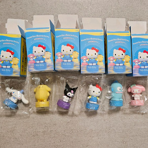 산리오피규어스탬프 도장 시나모롤 폼폼푸린 한교동 마이멜로디 키티 쿠로미 이미지