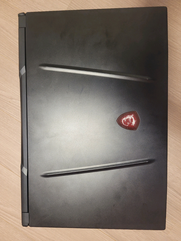 MSI 노트북 i7 9750h RTX2060 고장 부품용 충전기 포함--3