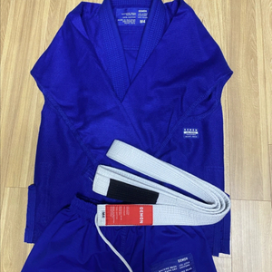 (주니어사이즈) 데몬 주짓수 도복 파란색 M4 이미지