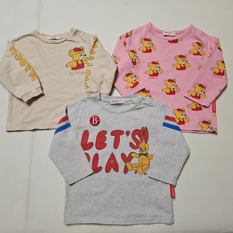 베베드피노 티셔츠100일괄 이미지