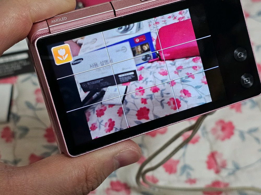 삼성 미러리스 MV900F 뉴 미러팝 핑크디카 Y2K 삼각대 이미지