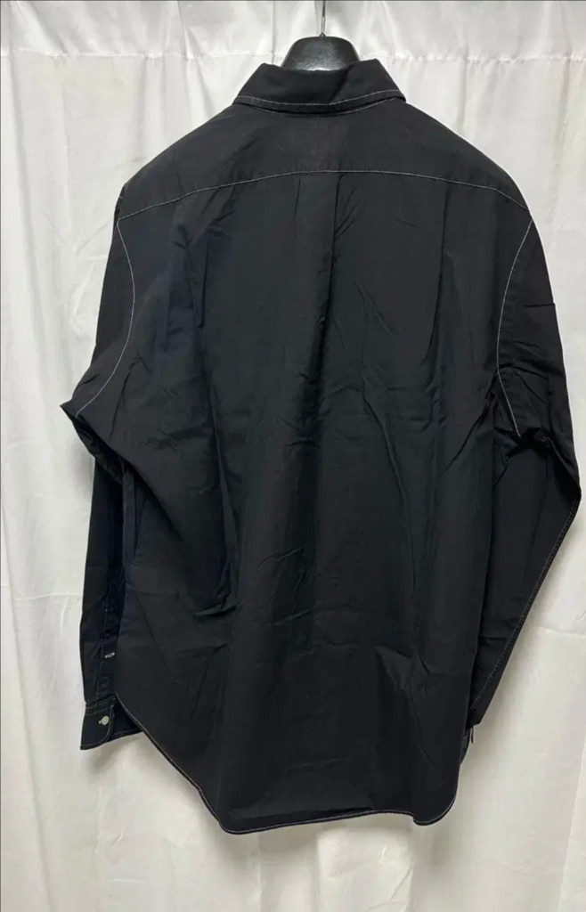 no.28 폴로 랄프로렌 스티치 블랙 셔츠 L--3