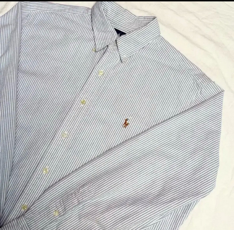 no.119 폴로 랄프로렌 옥스포드스트라이프 셔츠 xl--3