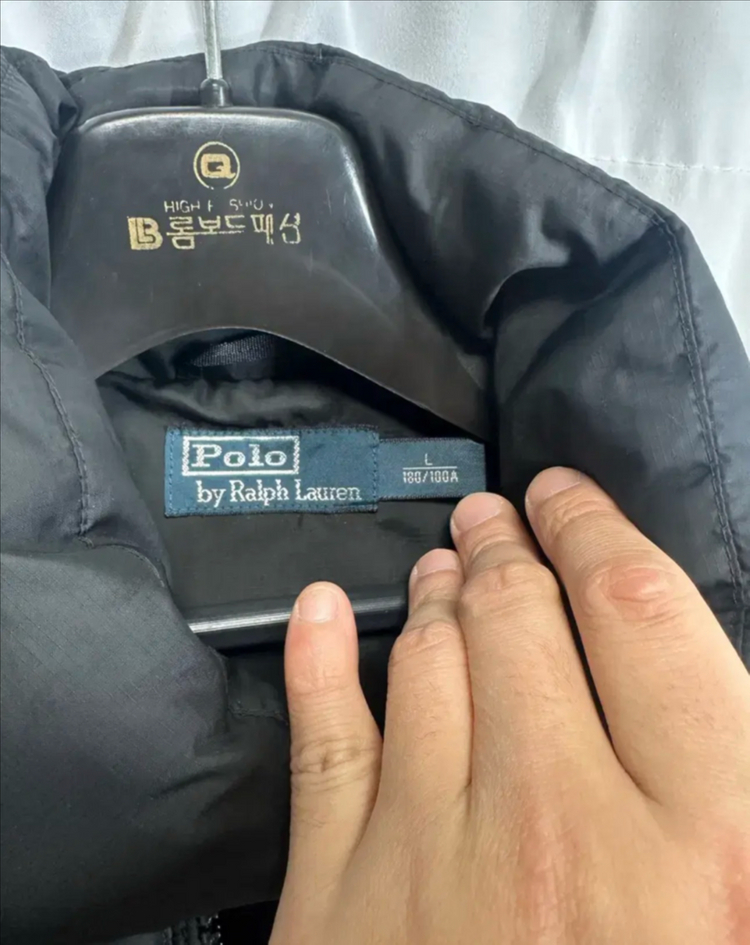 no.135 폴로 랄프로렌 RL 블랙 푸퍼패딩 Xl 상태굿--3