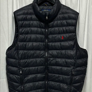 no.113 폴로 랄프로렌 블랙 패커블경량패딩 조끼 xl s급
