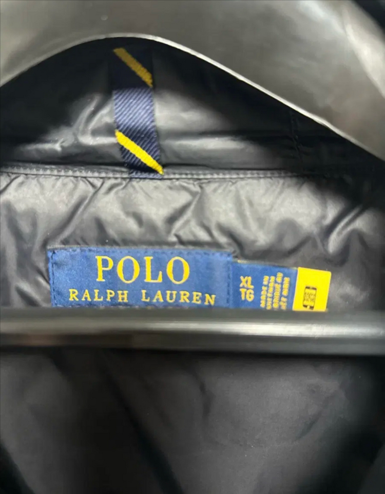 no.113 폴로 랄프로렌 블랙 패커블경량패딩 조끼 xl s급--1