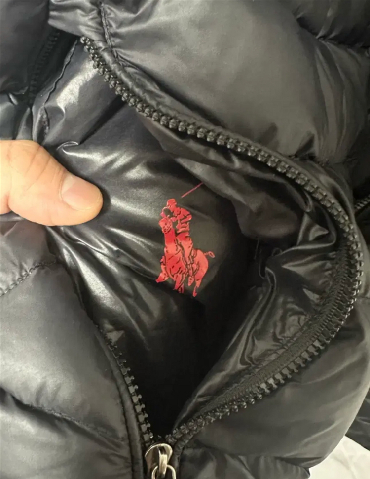 no.113 폴로 랄프로렌 블랙 패커블경량패딩 조끼 xl s급--3