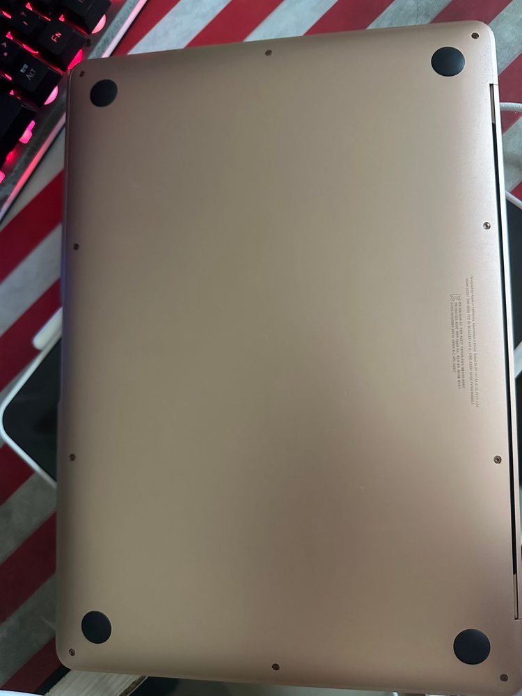 [부품용/수리용] M1 맥북에어 골드 8GB/256GB(A2337) 파손품 팝니다--2
