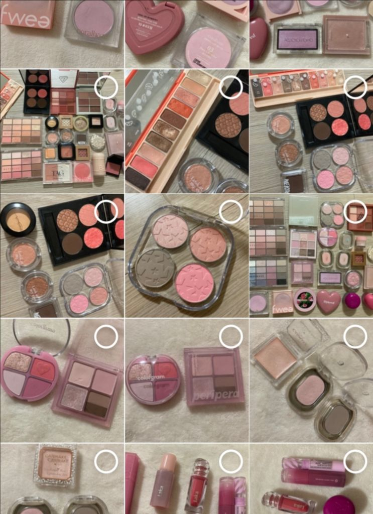 단종 / 어딕션 005N 오로라베일 ( 쿨톤 블러셔 하이라이터 ) + 페리페라 라카 릴바레 데이지크 맥 세트--6