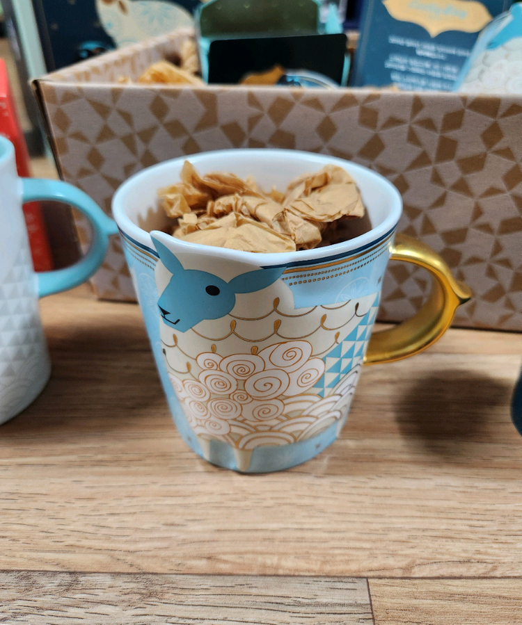 스타벅스 양의해 한정 머그컵, 에스프레소컵, 카드 커플 선물세트(미사용)--3