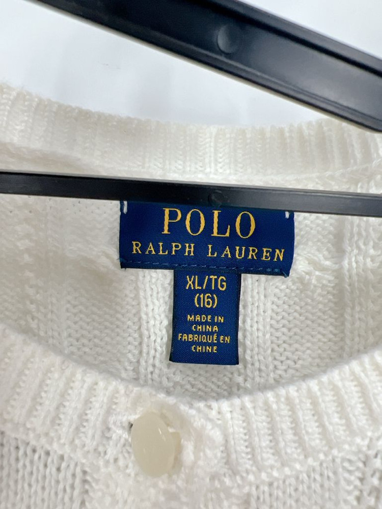 폴로 16 러플 가디건 키즈 160 여아 160--3