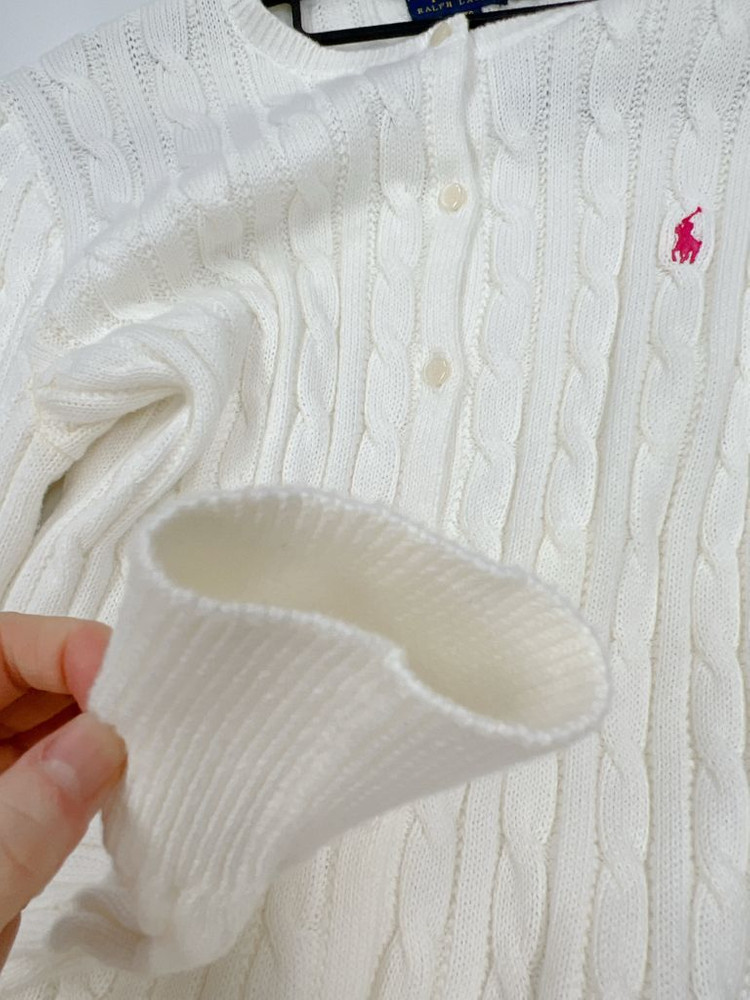 폴로 16 러플 가디건 키즈 160 여아 160--9