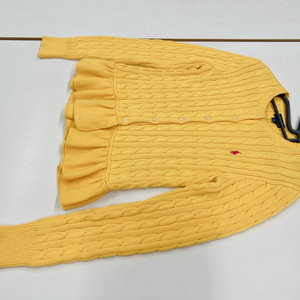 폴로 16 러플 가디건 키즈 160 여아 160