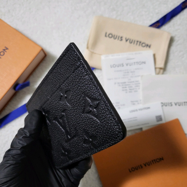 [1회착용/풀구성] 루이비통 앙프렝뜨 카드홀더 카드지갑--7