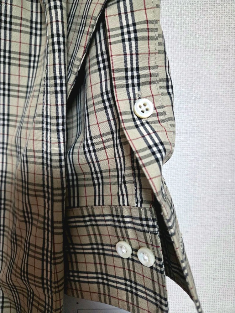 [희귀/정품] 버버리 런던 / 일본 삼양상사 아카이브 노바체크 셔츠 (L) 이미지