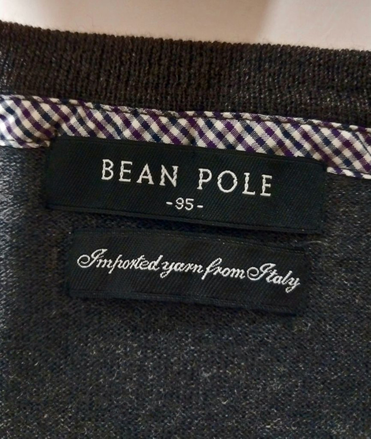 95)빈폴 브이넥 울니트 긴팔 이미지