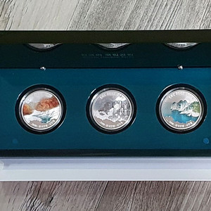 2018년 국립공원 기념주화 2차 한려해상 무등산 덕유산 은화 3종셋트