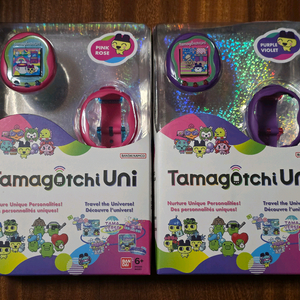 미개봉 새제품 반다이 다마고치 유니 핑크 퍼플