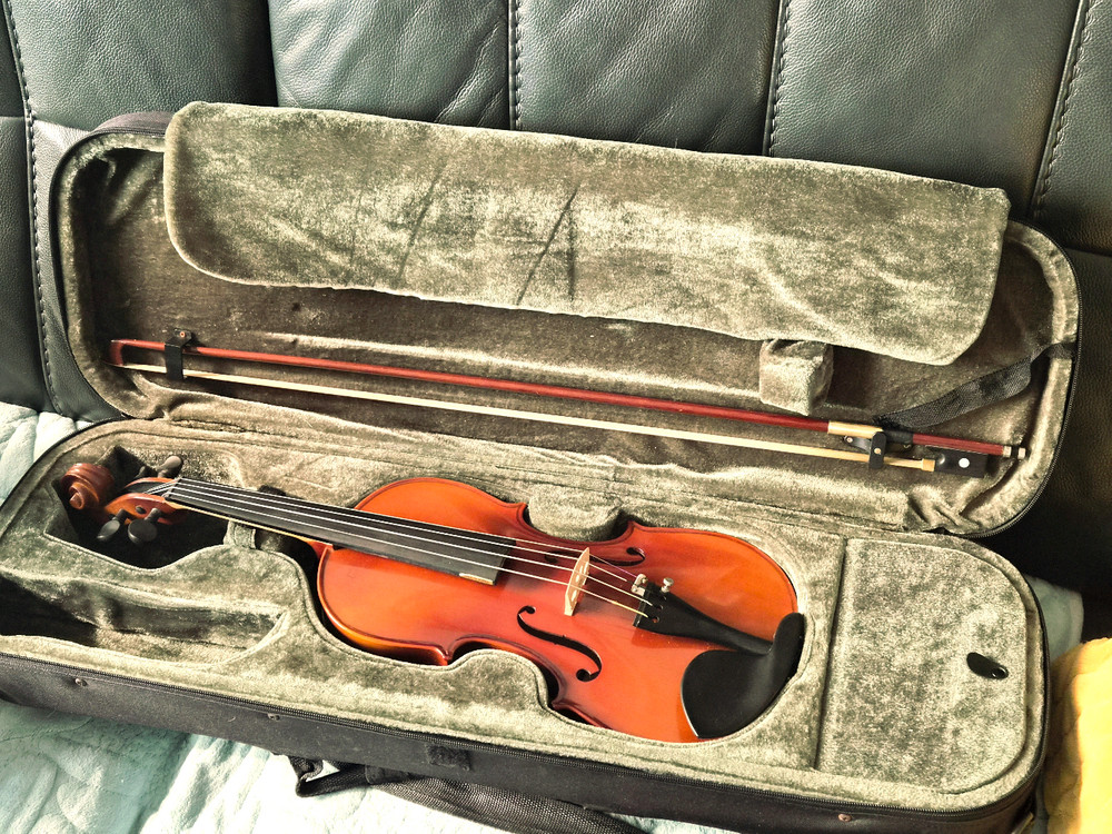 심로 바이올린 SN501 4/4 통판 풀세트--2